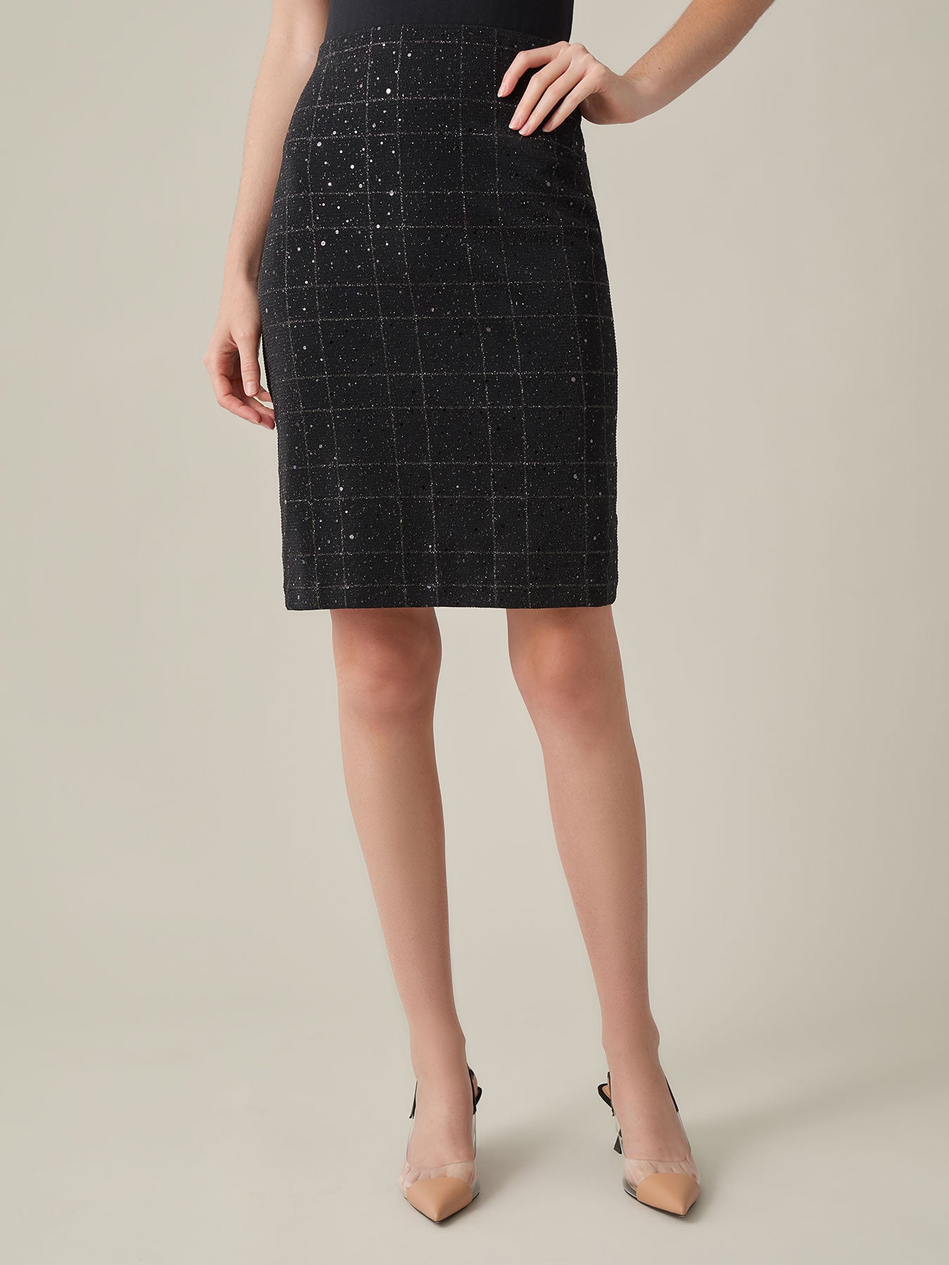 Petite Pull On Pencil Skirt