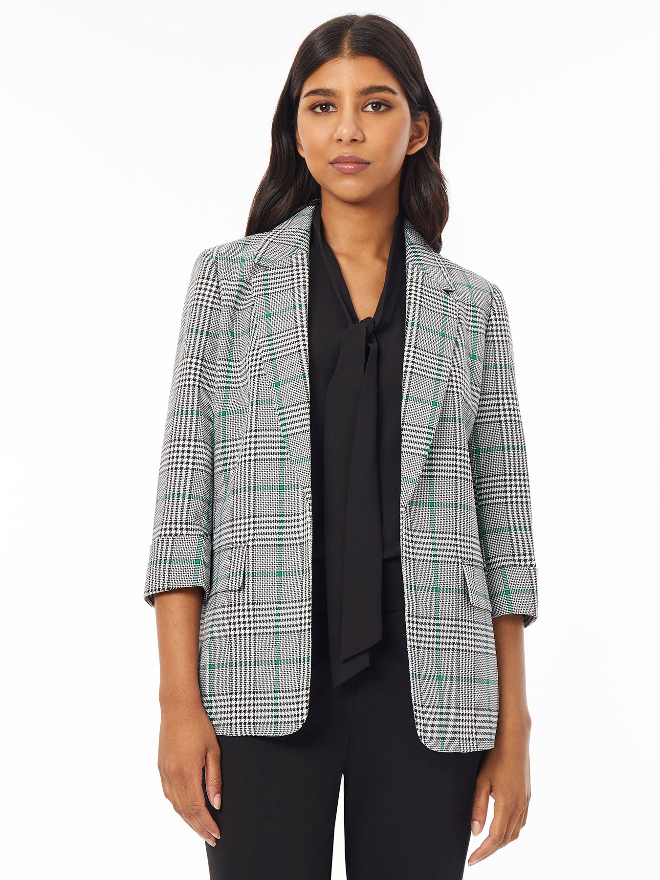 Draped Pinstripe Jacket - Women - Ready-to-Wear