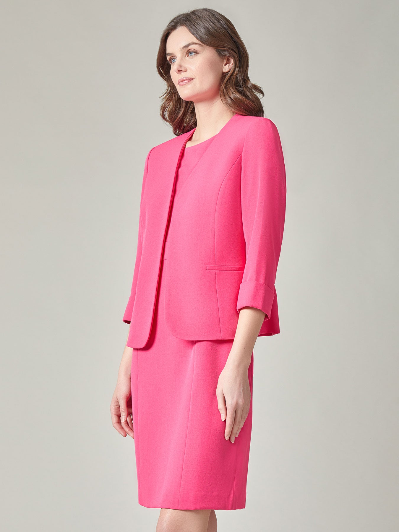 Kasper Plus Size Pretty in Pink Suit Separates Collection