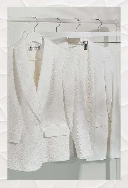 Kasper, Jackets & Coats, Kasper Separates Winter White Off White Suit  Jacket Closet Staple