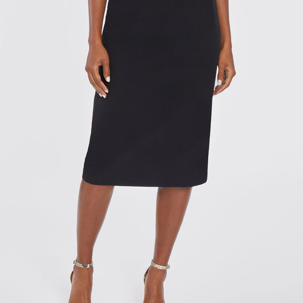 Kasper black shop midi skirt