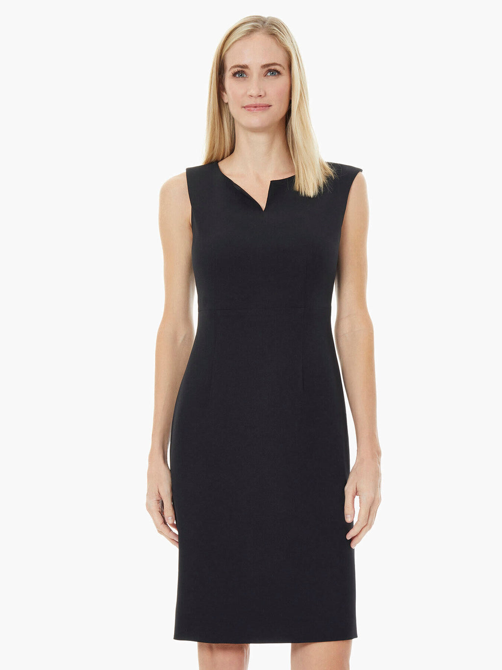 Kasper black 2025 sheath dress