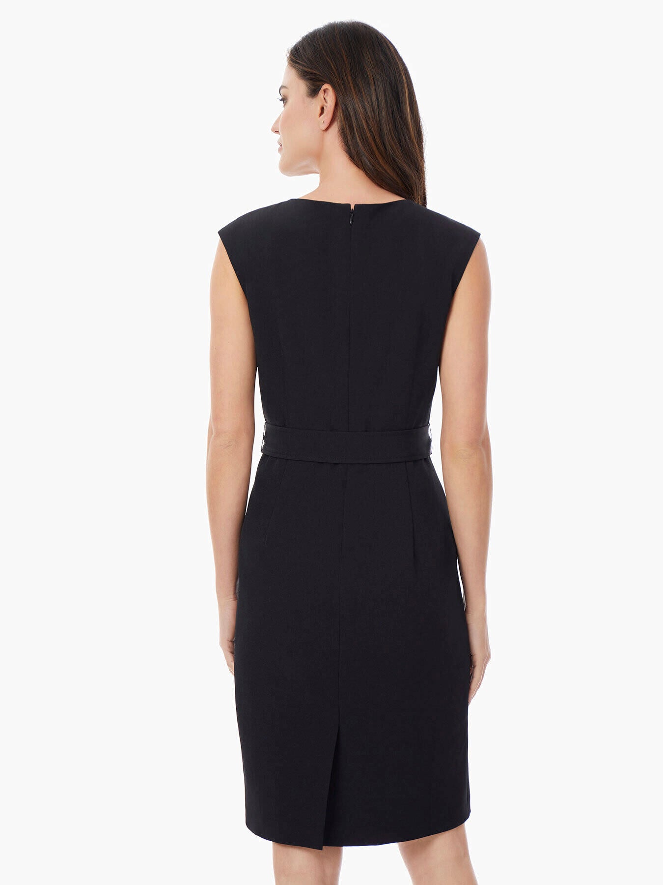 Kasper, Dresses, Kasper Separates 2 Sleeveless Lined Polyester Black Fall  Dress Office Date