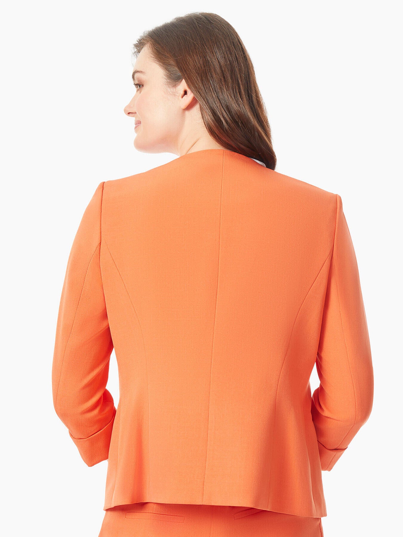 Kasper, Jackets & Coats, Kasper Separates Womens Size 4 Burnt Orange  Blazer Lined Preowned Business