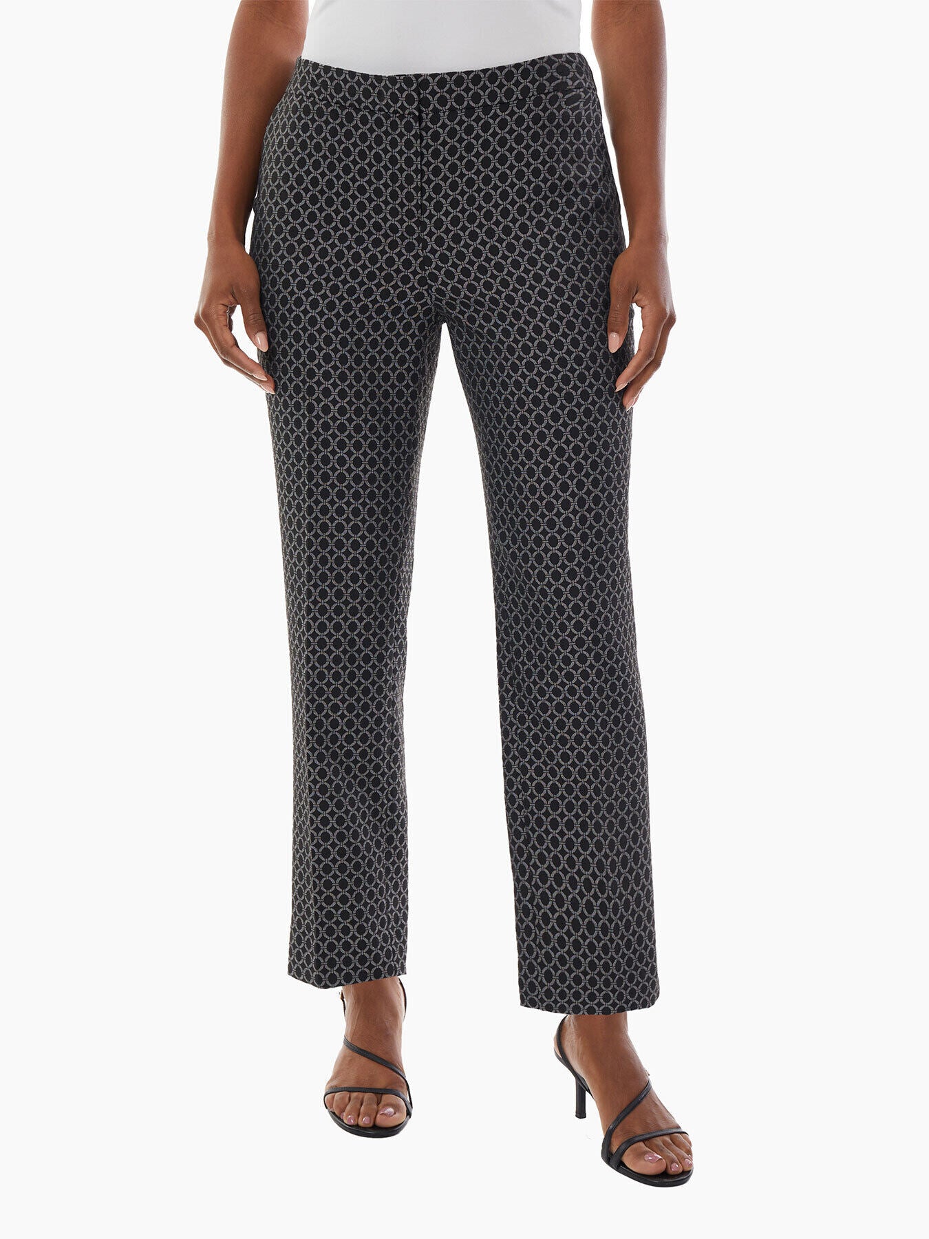 Jacquard Pants - Geometric Dress Pants | Kasper